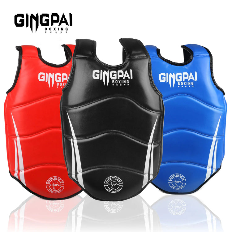 Chest Guard Boxing MMA Kickboxing Body Vest Protector Martial Arts WTF Reversible Rib Shield Taekwondo Target Training Uniform