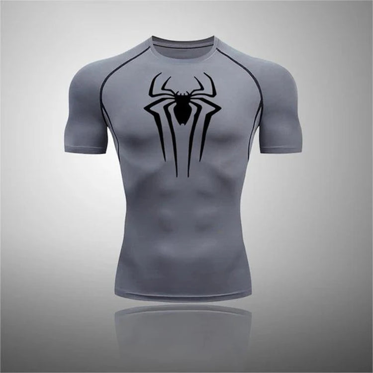 Men'S UPF 50+ Long Sleeve Compression Shirts Printed Water Sports Rash Guard Quick Dry Base Layer Athletic Workout Shirt