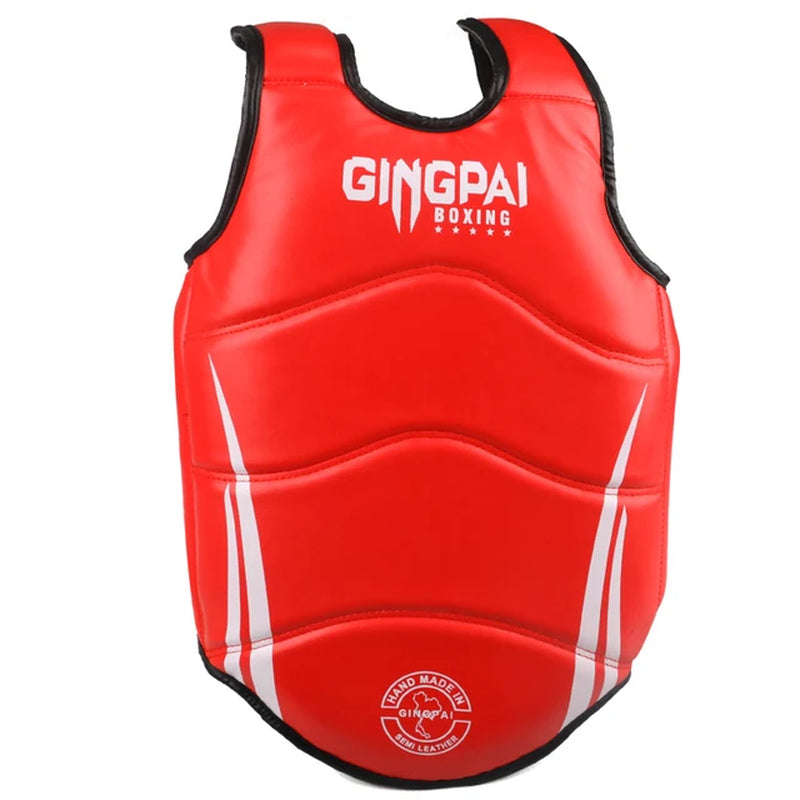 Chest Guard Boxing MMA Kickboxing Body Vest Protector Martial Arts WTF Reversible Rib Shield Taekwondo Target Training Uniform