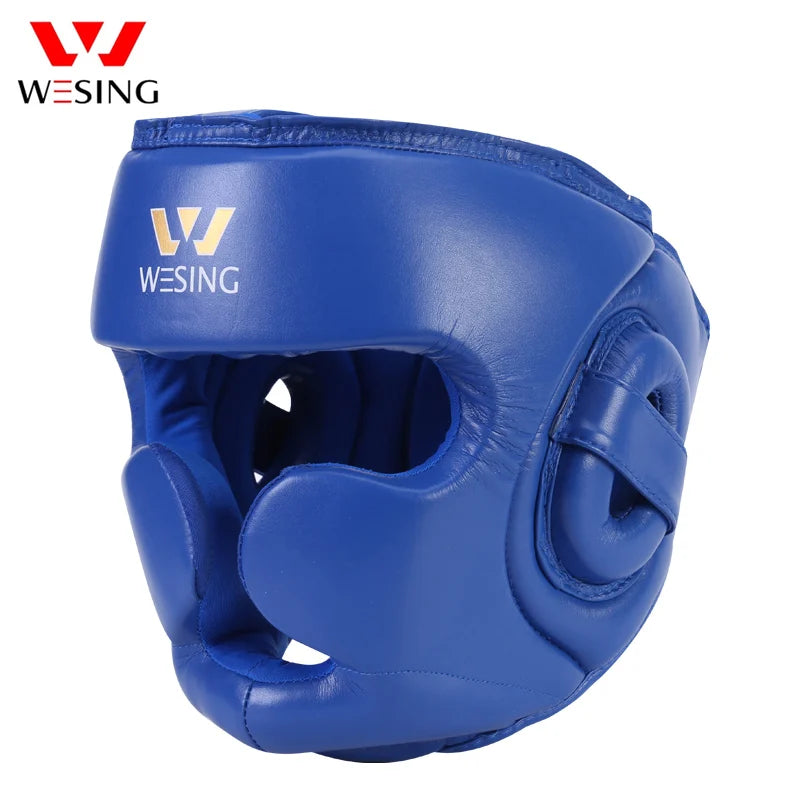 Microfiber Boxing Headgear Full Protection Kickboxing Head Protector Martial Art Head Guard Protective Head Gears