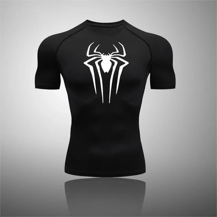 Men'S UPF 50+ Long Sleeve Compression Shirts Printed Water Sports Rash Guard Quick Dry Base Layer Athletic Workout Shirt